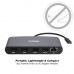 Thunderbolt™ 3 mini Dock Dual HDMI (No Laptop Charging)